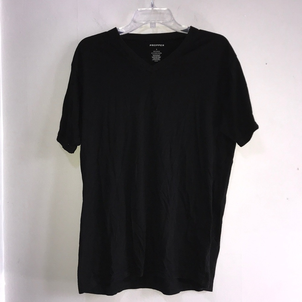 Proper V Neck t-shirt Size Large